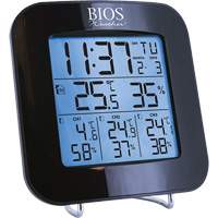 Wireless Weather Station with 3 Sensors, Non-Contact, Digital, 40-158°F (-40-70°C) - BIOS 339BC