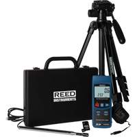 Hot Wire Thermo-Anemometer Kit, Data Logging, 0.4 - 30 m/sec Air Velocity Range - Reed Instruments R4500SD-KIT2