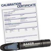 Refractometer with ISO Certificate, Analogue (Sight Glass), Salinity - Baker B3028-NIST