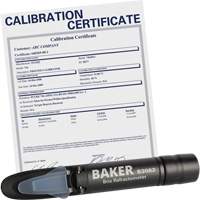 Refractometer with ISO Certificate, Analogue (Sight Glass), Br - Baker B3082-NIST