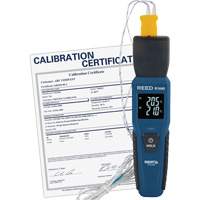 Thermom&egrave;tre &agrave; thermocouple Blueetooth Smart Series avec certificat de calibration, Contact, Num&eacute;rique, -328-2501°F (-200-1372°C) - Reed Instruments R1640-NIST