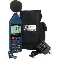 Ensemble sonom&egrave;tre &agrave; enregistrement de donn&eacute;es avec certificat ISO - Reed Instruments R8070SD-KIT
