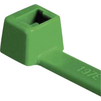 Attaches pour c&acirc;ble PA66 homologu&eacute;es UL, Longueur 4", R&eacute;sistance &agrave; la traction 18 lb, Vert - Hellermann Tyton Canada 116-01815