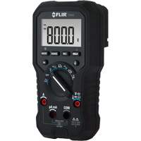 Multim&egrave;tre num&eacute;rique RMS r&eacute;el pour travaux &eacute;lectrique & sur le terrain, Tension c.a./c.c. - FLIR DM66