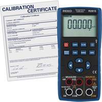 &eacute;talonneur de temp&eacute;rature avec certificat de traçabilit&eacute; - Reed Instruments R2815-NIST