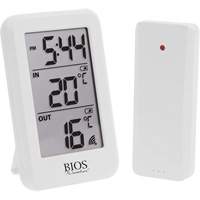 Wireless Indoor/Outdoor Thermometer, Non-Contact, Digital, -40-158°F (-40-70°C) - BIOS 265BC
