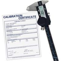 Pied &agrave; coulisse num&eacute;rique de 6" (150 mm) avec certificat de traçabilit&eacute; de l'&eacute;talonnage, R&eacute;solution de 0,0005" (0,01 mm), 0" - 6" (0 mm - 150 mm) gamme de mesure - Reed Instruments R7406-NIST