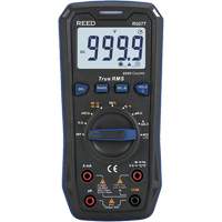 True RMS 1000V Digital Multimeter, AC/DC Voltage, AC/DC Current - Reed Instruments R5077