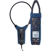 Solar Clamp Meter Kit with 18" Flexible Current Probe, AC/DC Voltage, AC/DC Current - Reed Instruments R5075-KIT