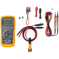 Trousse doutils solaires avec multim&egrave;tre num&eacute;rique 87 V Max et cordons dessai TLPV1, Tension c.a./c.c., Courant c.a./c.c. - Fluke FLK-87VMAX-TLPV1