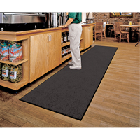 Tapis ColorStar, Essuie-pieds, 4' x 8' x 3/8", Charbon - M+A Matting 61001348140