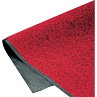 Tapis ColorStar, Essuie-pieds, 4' x 10' x 3/8", Rouge/noir - M+A Matting 1001410640