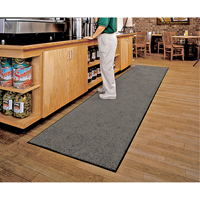 Tapis ColorStar, Essuie-pieds, 4' x 10' x 3/8", Gris - M+A Matting 1003410640
