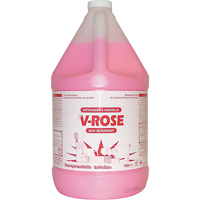 D&eacute;tergent liquide pour vaisselle V-Rose, Liquide, 4 L, Fraîcheur - Chemotec VROSGN4