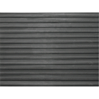 Tapis de vestibule, Couloir, 3' x pi lin. x 1/4", Noir - Pliflex RMBW-.25-36