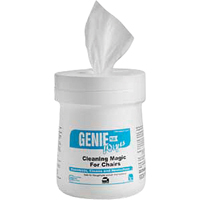 Cleaners & Disinfectants - Genie Plus Chair Cleaner, 7" x 6", 160 Count - Germiphene GE-W