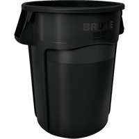 Contenants ronds Brute, Poly&eacute;thyl&egrave;ne, 44 gal. US - Rubbermaid FG264360BLA