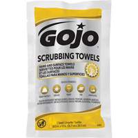 Scrubbing Towels, 80 Wipes, 12-1/4" x 10-1/2" - Gojo 6380-04