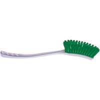 General Purpose Utility Brushes, Stiff Bristles, 16" Long, Green - Hill Brush D9G