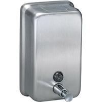 Distributeur de savon de type r&eacute;servoir, Capacit&eacute; de 1200 ml - Bradley 6562-000000