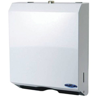 Distributeurs de serviettes &agrave; plis multiples, Sans contact, 11" la x 4,125" p x 13,5" h - Frost 105