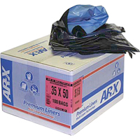 Sacs Premium, 3T-Fort, 42" la x 48" lo, Noir, Capacit&eacute; 151,41 L (40 gal.) - Alte-Rego ARX424846BL00