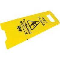Safety Wet Floor Sign, Bilingual with Pictogram - RMP Maintenance Products 