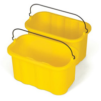 Executive Series Caddy, 2.5 US Gal. (10 qt.) Capacity, Yellow - Rubbermaid FG9T8200YEL