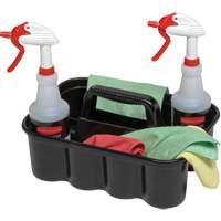 Deluxe Janitorial Cleaning Caddy - Rubbermaid FG315488BLA