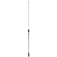 Hygen Handle, Aluminum, Telescopic, Quick-Connect Tip, 1" Diameter, 79" Length - Rubbermaid 1863882