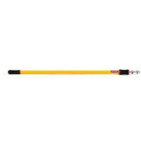 Hygen Handle, Aluminum, Telescopic, Quick-Connect Tip, 1-1/2" Diameter, 4' - 8' Length - Rubbermaid FGQ76500YL00