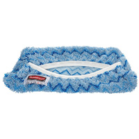 Hygen Flexi-Frame Damp Mop Cover, Microfibre - Rubbermaid FGQ89100BL00