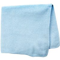 Light Commercial Cleaning Cloth, Microfibre, Blue - Rubbermaid 1820583