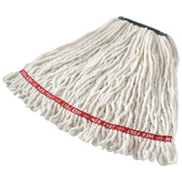 Web Foot&reg; Shrinkless Wet Mop, Antimicrobial, Yarn, 20 oz., Loop Style - Rubbermaid FGA21206WH00