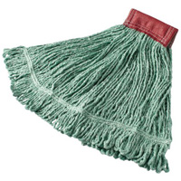 Super Stitch Blend Wet Mop, Floor Finishing, Yarn, 21.3 oz., Loop/Cut Style - Rubbermaid FGD25306GR00