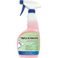 Action triple - nettoyant, d&eacute;graissant et d&eacute;sinfectant, 750 ml, Bouteille &agrave; g&acirc;chette - Dustbane 51345