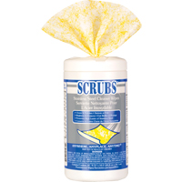Lingettes nettoyantes pour l'acier inoxydable, 30 lingettes, 10-1/2" x 9-3/4" - SCRUBS 91930