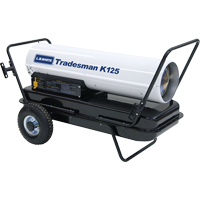 Radiateur &agrave; air puls&eacute; Tradesman, Soufflant, K&eacute;ros&egrave;ne, 125 000 BTU/H - L.B. White TRADESMAN K125