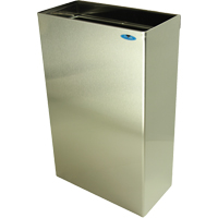 Contenants &agrave; d&eacute;chets muraux, Acier inoxydable, 11 gal. US - Frost 326