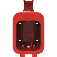 DebMed&reg; Point-of-Care Locking Dispenser, Push, 400 ml Capacity, Bulk Format - SC Johnson Professional 400RED-MBA