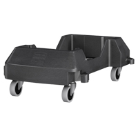 Slim Jim&reg; Trolley, Polypropylene, Black, Fits: 11" x 20" - Rubbermaid 1980602
