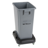 Recycling & Garbage Bin, Plastic, 16 US gal. - RMP Maintenance Products 