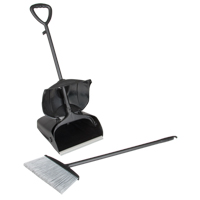 Lobby Dust Pan & Broom, Plastic - RMP Maintenance Products 