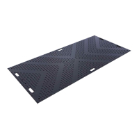 LibertyMat&reg; Medium-Duty Ground Protection, 4' x 8', High Density Polyethylene, Textured, Black - Liberty LIB48