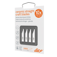 Slice Lames droites de couteau &agrave; bout arrondi en c&eacute;ramique, Style Simple - Dentec 2110518