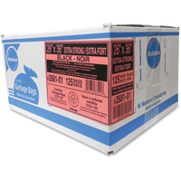 Sacs &agrave; d&eacute;chets de calibre industriel, T-Fort, 36" la x 26" lo, 1,17 mil, Noir - Ralston 268101
