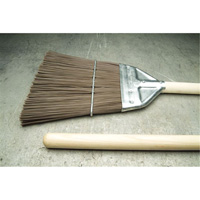 Balai pour chemin de fer, Manche en Bois, Soies en Polypropyl&egrave;ne, 55" lo -  