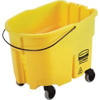 Wavebrake&reg; Mop Bucket, 8.75 US Gal. (35 qt.) Capacity, Yellow - Rubbermaid 2064914