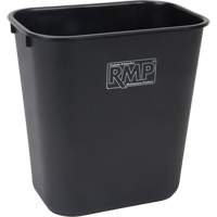Deskside Wastebasket, 14 Quarts, Polyethylene - RMP Maintenance Products 