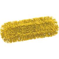 Maximizer Dust Mop Pad, Hook and Loop Style, Cotton, 24" L x 5-1/2" W - Rubbermaid 2018810